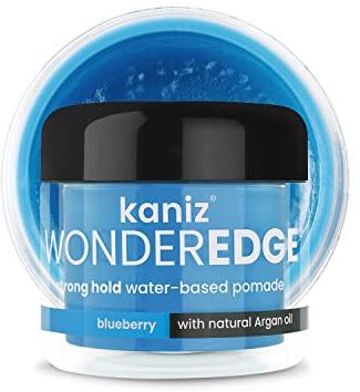 Kaniz Wonder Edge Blueberry water based pomade 120 ml,Blue