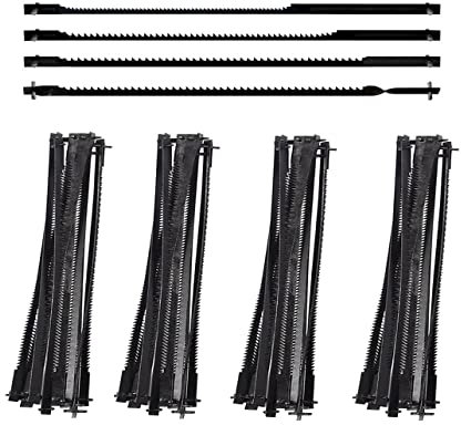 RIMURA 48 pièces 105mm Lames de scie à chantourner extrémité 15/18/24 TPI for Dremel Moto-scie MS20 MS51 MS52 MS53