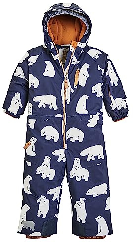 First Instinct by killtec Kinder Skioverall/Schneeanzug mit Kapuze, wasserdicht FISW 33 MNS ONPC, dunkelblau, 86, 39910-000