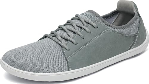 SAGUARO Herr dam minimalistiska barfotaskor fri Walker Luck III-casual andningsbara vandringsskor unisex, 36–48 EU, Ljusgrön, 38 EU
