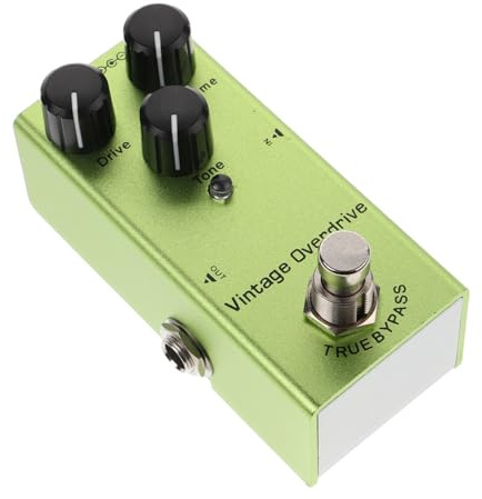 WESIEVYA Portable Mini Electric Guitar Effects Pededal Kit Power Pedals Delay Distortion for Guitar Accessories