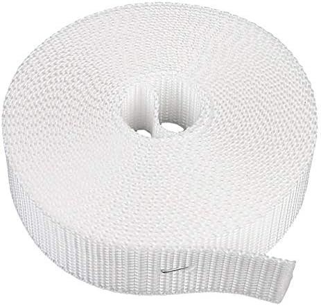 12 m Maxi Roller Shutter Belt 23 mm Width White Original Rolatec Small Roll for Windows or Doors