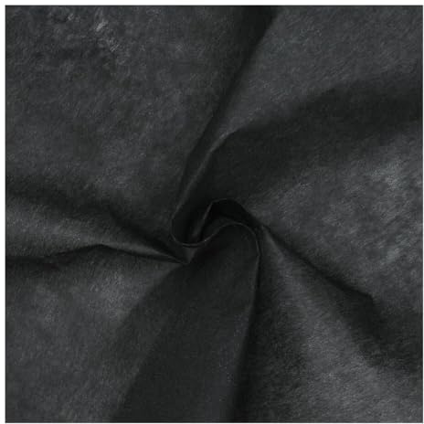 Interfaz para planchar de color negro ligero, 75 cm de ancho, se vende por metros