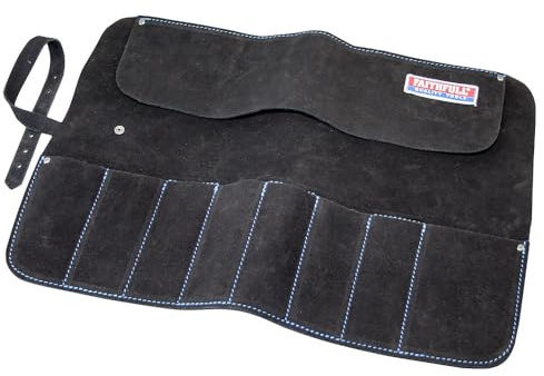 Faithfull 8 Pocket Suede Leather Chisel Roll