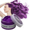 Temporary Hair Color Wax - Purple Semi Permanent Dye, Spray Styling Mud for Men & Women - Wash Out Easily, Instant Styling 100g
