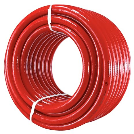 Fresh Water Safe Hose Pipe for Caravan Motorhome Boat 10mm (3/8) Drinking Water Hose Food Grade Non-Toxic RV Outdoor Use Portable Water Pipe Durable Hose for Camping Marine and Travel (15M)