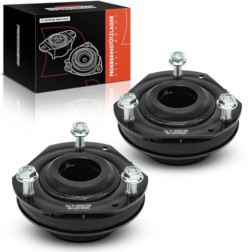Frankberg 2x Cuscinetti a cupola Cuscinetto di supporto ammortizzatore Anteriore sinistro Destro Compatibile con Fiesta VI CB1 CCN Fiesta VI Van M.a.z.d.a 2 DE DH Replace# 8V513K155BA