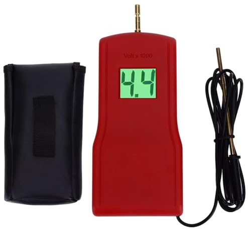 NIZEAMI Tester di tensione digitale per recinzione elettrica con schermo LCD, strumento di prova di tensione utile 15 KV per recinzione di ranch, indicatore di carico.