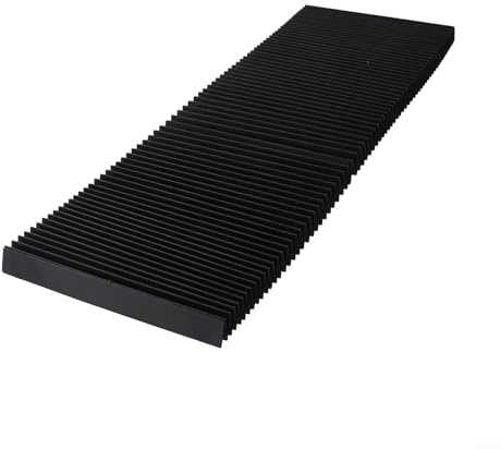 Couverture de protection flexible pour fraiseuse CNC en tissu triple protection, résistant à l'huile et à la poussière pour rails de guidage, largeur de pliage de 15 mm, longueur de 1,5 m (135 mm)