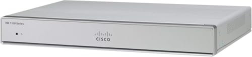 Cisco Router de Servicios Integrados Cisco C1111X-8P con 8 Puertos Dobles Gigabit Ethernet (GbE), Router WAN GE Ethernet con 8 GB de Memoria, garantía de Hardware Limitada de 1 año (C1111X-8P)