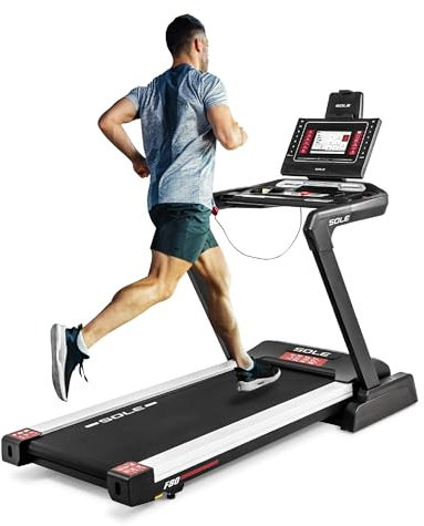 Sole F80 Treadmill, Foldable Treadmills for Home Use, Bluetooth, Touch Screen, Treadmill Foldable, Treadmills8 with Incline, Home Exercise Treadmill (Sole F80)