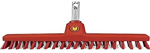 Wolf-Garten Multi-Star Schrubber SB 350 M (35 cm Arbeitsbreite, robuste Borsten, entfernt Moos & Schmutz, ideal Terrasse, Balkon & Plattenwege, passend für Multi-Star-System) 71ANA019650