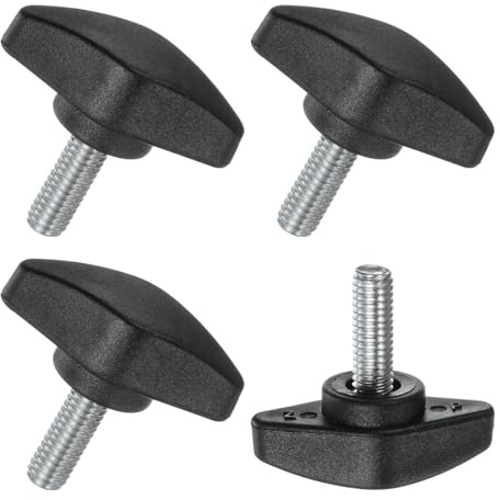 M METERXITY 4Pcs Thumb Screws M6x16mm Tee Wing Knob Plastic Clamping Knob