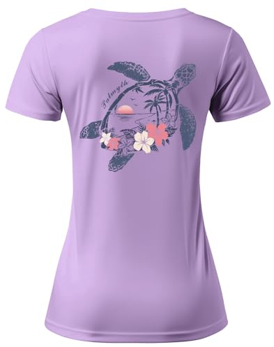 Palmyth Fishing Shirts for Women UPF 50+ Lightweight Quick-Dry Tee