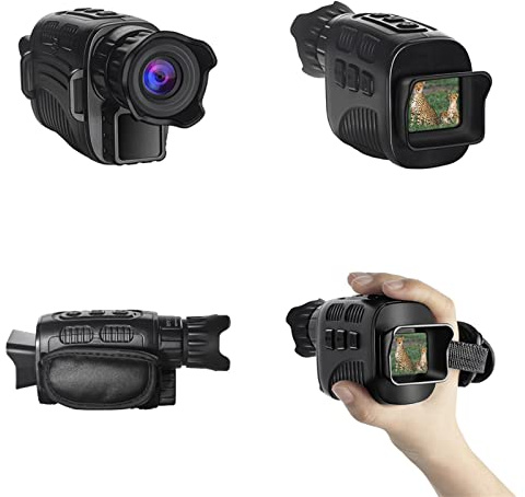 Night Vision Monocular NV3185 Infraröd Digital Jaktteleskop Campingutrustning Jakt Djurfotografi Video 300m Avstånd