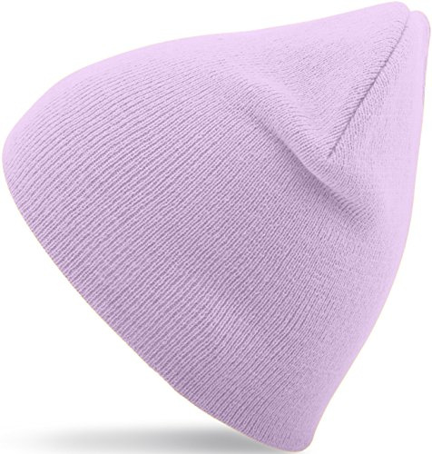 Balinco Gorro de Invierno para Mujer y Hombre en 27 Colores Diferentes (9) (Morado Claro)