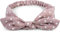 styleBREAKER Damen Haarband mit Punkte Muster, Schleife und Gummizug, Stirnband, Headband, Pinup, Rockabilly, Haarschmuck 04026036, Farbe:Altrose