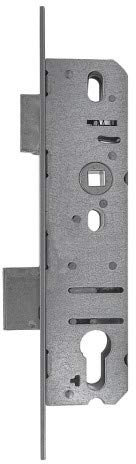 FELGNER cadre tubulaire cylindre profil serrure à encastrer | boîtier de serrure en tôle galvanisée | têtière 24 mm - entraxe 25 mm - DIN gauche et droite - carré 8 mm | distance 92 mm