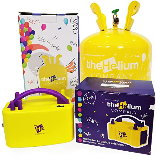 Bombona de helio 0.45m3 + Hinchador eléctrico de aire - The Helium Company