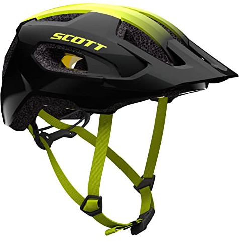 Scott Supra Plus MIPS MTB Fahrrad Helm schwarz/gelb 2026: Größe: M/L (56-61cm)