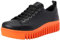 ART Damen 1535 Brighton Sneaker, Nappa, Schwarz, Orange, 40 EU