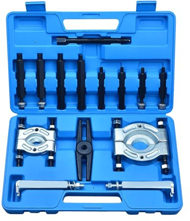 Zoomtools Bearing Puller tools Set, 5 Ton Capacity Bearing Separator, Pinion Wheel Bearing Removal tools Kit with 2 and 3 Jaws, Wheel Hub Axle Puller tools Set, Heavy Duty Bearing Splitter Tool Kit