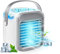 Portable Air Conditioner Personal Ultra Mini Cooler 3 in 1 Conditioners for Home Compact Evaporative Mobile Small Con Humidifier Wind Speed Aircon Unit Fan with Water Tank Office Gray