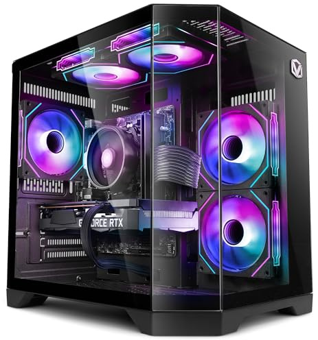 VIBOX PC Gamer • AMD Ryzen 5 5500 6 cœurs • Nvidia RTX 3050 6 Go • 16 Go RAM • 500 Go SSD • Windows 11 • WiFi 6 + Bluetooth 5.4 • Noir