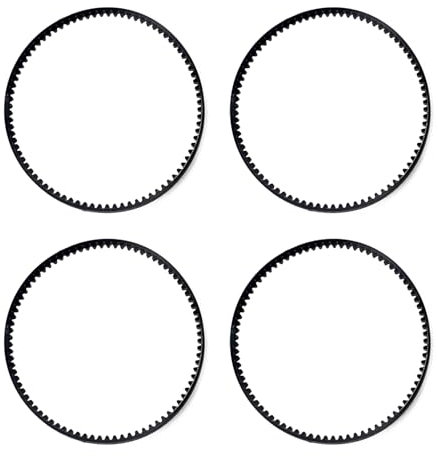 Sikweny 4 Stück Zahnriemen Zuverlässig und Langlebig Offizieller Zahnriemen Bogenzahndesign Antriebsriemen Kraftübertragung für Lndustrielle Anwendungen Roboter Automatisierungssysteme Drucker