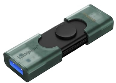 Kingston Unidad Flash USB DataTraveler Duo 256GB USB-A + C 3.2 DuoG2 - DTDEG2/256GB