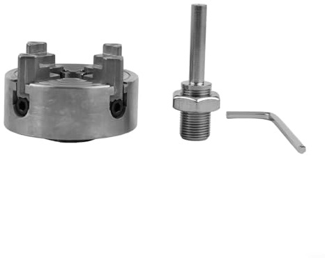 Mandrin en métal avec 4 mâchoires pour tour manuel et travail du bois Z011