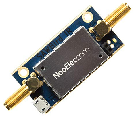 Nooelec SAWbird IR Barebones - Module d'Amplificateur de Bruit Ultra-Faible (LNA) et Double Filtre de Qualité Supérieure pour Applications Iridium et Inmarsat. Fréquence centrale de 1620 MHz