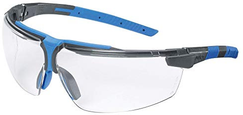 Uvex i-3 9190839 Protective Glasses with UV Protection Blue DIN EN 166 / DIN EN 170 Black