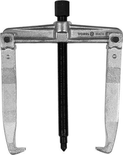VOREL Estrattore Universale a 2 Bracci, Esecuzione di Alta Qualità, Scelta di Dimensioni 75/100/130/150/200mm Estrattore per Cuscinetti Estrattore per Giunti Sferici Parallelo (200mm)