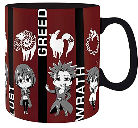ABYSTYLE - The Seven DeADLY SINS Tasse Chibi Sins groß