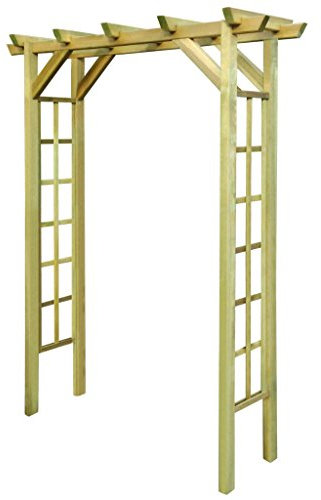 Ailgely Gartenlaube Rosenbogen Kiefer Imprägniert Rosenbogen Holz Pergola Gartenpergola Rankhilfe 150 x 50 x 200 cm