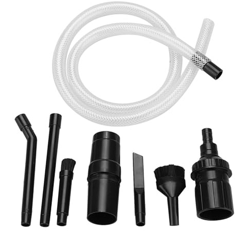 Ejoyous 9 st/set dammsugarmunstycken tillbehör, mini mikromunstycke set rengöringsverktyg universal bil fordon rengöringssats mikrorengöringssats för grundlig rengöring alla dammsugare