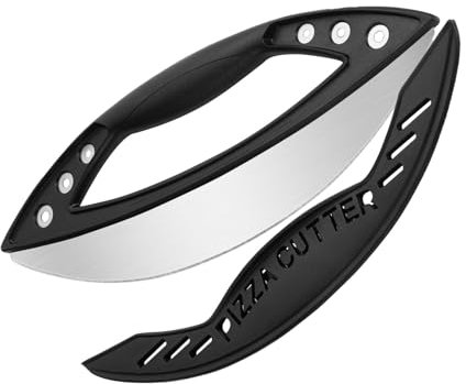 Ayizhiniu Taglia Pizza, Acciaio Inox Tagliapizza, Pizza Cutter con Manico in Plastica Della, Pizza Cutter con Protezione Della Lama, Applicabile a Taglio Pizza, Pane