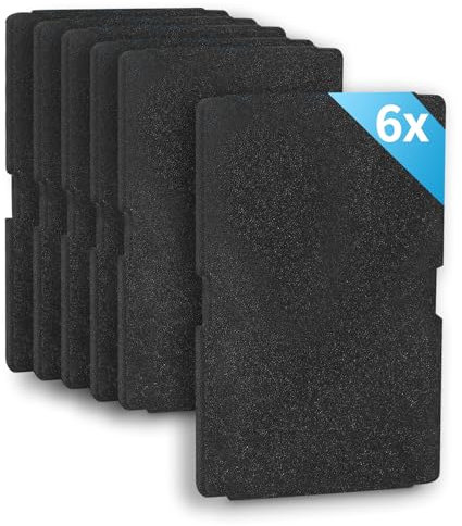 Set of 6 Trockner Filter für Beko Grundig Blomberg ElektraBregenz 2964840100, Filter Trockner Wärmepumpentrockner, Dryer filter Schaumstofffilter Schwammfilter Filtermatte 240 x 155 x 10mm