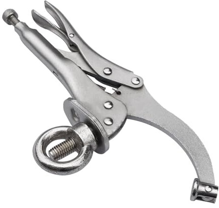 Sujetador Para Taladro De Columna - Mordaza de Sujeción para Mesa de Soldadura de 23 cm - Herramienta Multifunción Con Bloqueo Rápido Para Trabajar Metal, Madera, Soldadura Y Construcción