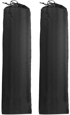 sourcing map 2 bolsas de repuesto para silla de campamento de 24 x 8 pulgadas, bolsa de transporte plegable de nailon grande para exteriores, funda de trípode con correa para el hombro para acampar al