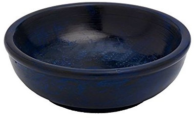 NKlaus ciotola per incenso blu bruciatore di incenso diametro 10cm decorativo ciotola per incenso in pietra ollare ciotola in pietra ollare 7523