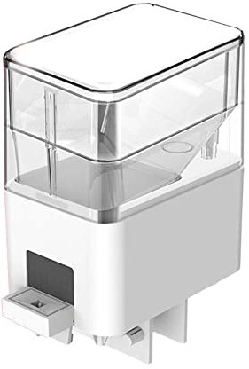 LOVIVER Automatischer Fischfutterspender, Feuchtigkeitsfester Fischfutterspender, Teich App Steuerung, Fischtank Futterspender für Reisende Schildkröten Im Fr, 350ml