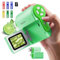TOMLOV P20 Handheld Digital Mikroskop, 3-in-1 Taschenmikroskop für Kinder, Tragbare 1080P DV Kamera mit Klappbarem 2 LCD Bildschirm, Kompatibel mit PC, 6 LED Lichter, 6 Pcs Objektträger, 32GB (Grün)