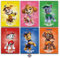canvea x PAW Patrol Heroes 6er Poster Set Vorbilder Kinderzimmer Hunde Bilder (6A4)
