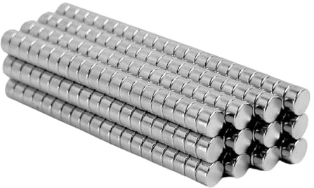 Strong Magnets Neodym Magnet - Rund 4 x 3 mm - 10 Stück - Extra stark, hält bis 400 g - Für Magnettafel, Kühlschrank, Whiteboard, Pinnwand, Büro