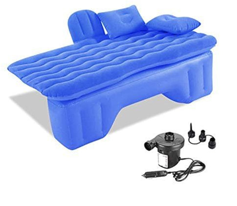 CMOLVUR Auto-Luftmatratze, Universalbett, aufblasbar, Sofa, Reisen, Camping, Luftbett, wasserdicht, Liege, Wandern, Reisezubehör (blau)