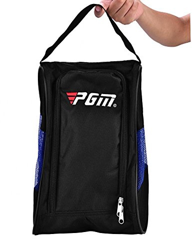 Tasche für Golfschuhe,Tasche Reise,Shoe Bag Sport,Spikes Tasche,e Taschen Nylon Sport Reise Tragetasche Taschen Trage Beutel Wasserdichter Tr Für Mann DN Mit Reißverschluss es(Schwarz Blau)