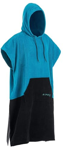 Osprey Poncho Towel, Unisex Hooded Surf Poncho, Beach Changing Robe for Men and Women, With Stowaway Design, Multiple Colours