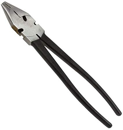 10 Premium Fence Pliers Round Nose Utica Style
